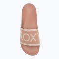 Klapki damskie ROXY Slippy Knit wheat/turkish coffee 5