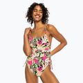 Strój kąpielowy jednoczęściowy damski ROXY Printed Beach Classics Lace UP anthracite palm song s 2