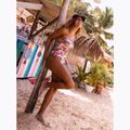 Strój kąpielowy jednoczęściowy damski ROXY Printed Beach Classics Lace UP anthracite palm song s 11