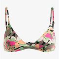 Góra od stroju kąpielowego ROXY Printed Beach Classics Tri anthracite palm song s