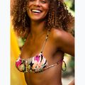 Góra od stroju kąpielowego ROXY Printed Beach Classics Bralette anthracite palm song s 9