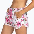 Szorty kąpielowe damskie ROXY Wave Printed 2 white happy tropical swim 5