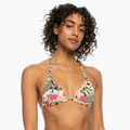 Góra od stroju kąpielowego ROXY Printed Beach Classics Tiki Tri anthracite palm song s 2