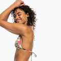 Góra od stroju kąpielowego ROXY Printed Beach Classics Tiki Tri anthracite palm song s 4