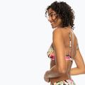 Góra od stroju kąpielowego ROXY Printed Beach Classics Wrap anthracite palm song s 5