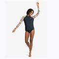 Longsleeve do pływania damski ROXY Lycra Printed anthracite palm song s 3