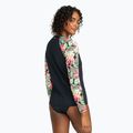 Longsleeve do pływania damski ROXY Lycra Printed anthracite palm song s 4