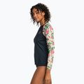 Longsleeve do pływania damski ROXY Lycra Printed anthracite palm song s 5