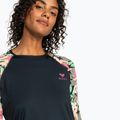 Longsleeve do pływania damski ROXY Lycra Printed anthracite palm song s 6