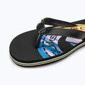 Japonki męskie Quiksilver Molokai Art II black/black/orange 7