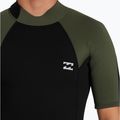 Pianka do pływania męska Billabong 2 mm Foil Back Zip Spring moss 5