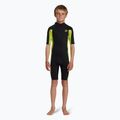Pianka do pływania dziecięca Billabong 2/2 mm Foil Back Zip Spring fluro lime 2