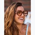 Okulary przeciwsłoneczne damskie ROXY Moraira shiny root beer/pink 5