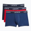 Bokserki Lacoste 5H3389 W64 3 pary navy blue/red methylene 11