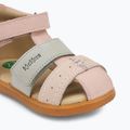 Sandały dziecięce Kickers Kick Bazar light pink/multicolor 7