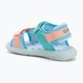Sandały dziecięce Kickers Kickjune blue/coral pink/green 3