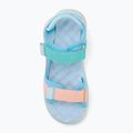 Sandały dziecięce Kickers Kickjune blue/coral pink/green 5