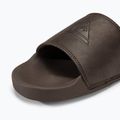 Klapki męskie Quiksilver Rivi Nubuck Slide brown 1 7