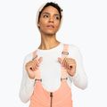 Spodnie snowboardowe damskie ROXY Summit Bib peach pink 5