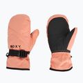 Rękawice snowboardowe dziecięce ROXY Jetty Girl Solid Mitt peach pink