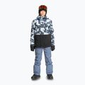 Kurtka snowboardowa dziecięca Quiksilver Mission Printed Block puzzle camo ice flow 2