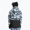 Kurtka snowboardowa dziecięca Quiksilver Mission Printed Block puzzle camo ice flow 3