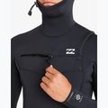 Pianka do pływania męska Billabong 5/4 mm Absolute Natural Chest Zip Hooded black 5