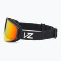 Gogle snowboardowe VonZipper Encore black satin/wildlife fire chrome 4