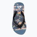 Japonki dziecięce Quiksilver Molokai Art 25 Youth fiery coronet blue tropicamo 5