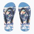 Japonki dziecięce Quiksilver Molokai Art 25 Youth fiery coronet blue tropicamo 2
