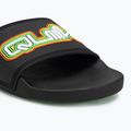 Klapki męskie Quiksilver Rivi Wordmark Slide II black rasta 7