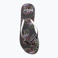 Japonki damskie ROXY Portofino III dc black multi camo 5
