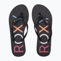Japonki damskie ROXY Sandy III white/rainbow monogram 2