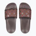 Klapki damskie ROXY Slippy IV brown combo 2