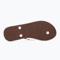 Japonki damskie ROXY Portofino III dc light brown/white 4