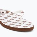 Japonki damskie ROXY Portofino III dc light brown/white 7