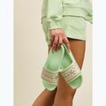 Klapki damskie ROXY Slippy II green stripe 6