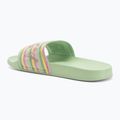 Klapki damskie ROXY Slippy II green stripe 3