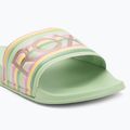 Klapki damskie ROXY Slippy II green stripe 7