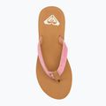 Japonki damskie ROXY Porto Raffia II raspberry 5