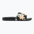 Klapki damskie ROXY Slippy II black/green print 2