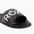 Klapki damskie ROXY Slippy II black multi camo 7