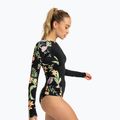 Longsleeve do pływania damski ROXY Zip Lycra anthracite island escape 3