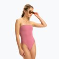 Strój kąpielowy jednoczęściowy damski ROXY Solid Beach Classics Bandeau heather rose 2