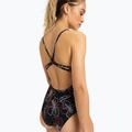 Strój kąpielowy jednoczęściowy damski ROXY Active Basic Printed anthracite athletic hibiscus 3