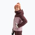 Kurtka snowboardowa dziecięca ROXY Free Jet Block discreet mauve 5