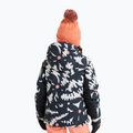 Kurtka snowboardowa dziecięca ROXY Free Jet true black/big flower 2