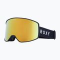 Gogle snowboardowe damskie ROXY Storm W black/clux ml pink gold