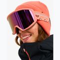 Gogle snowboardowe damskie ROXY Izzy coral chic/clux ml l purple 5