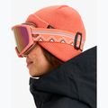 Gogle snowboardowe damskie ROXY Izzy coral chic/clux ml l purple 6